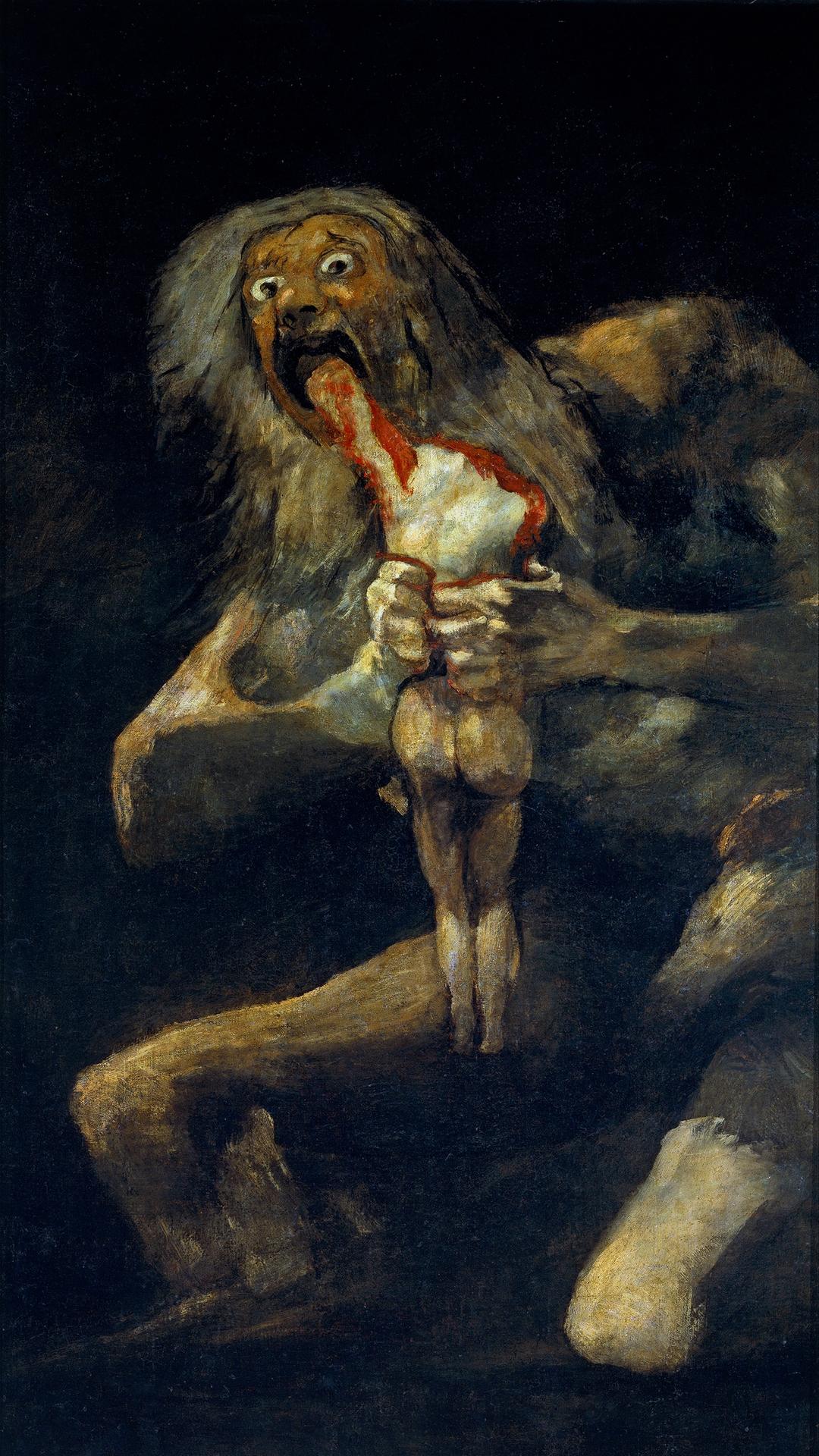 Saturn Devouring His Son by Goya