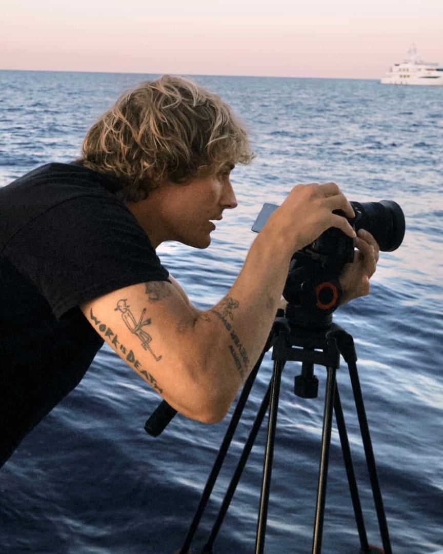 Cole Bennett filming Justin Bieber "Yukon" music video