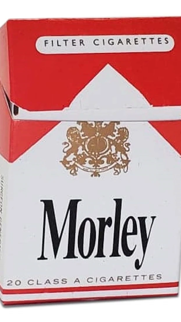 A pack of Morely cigarettes