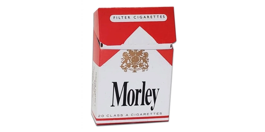 A pack of Morely cigarettes