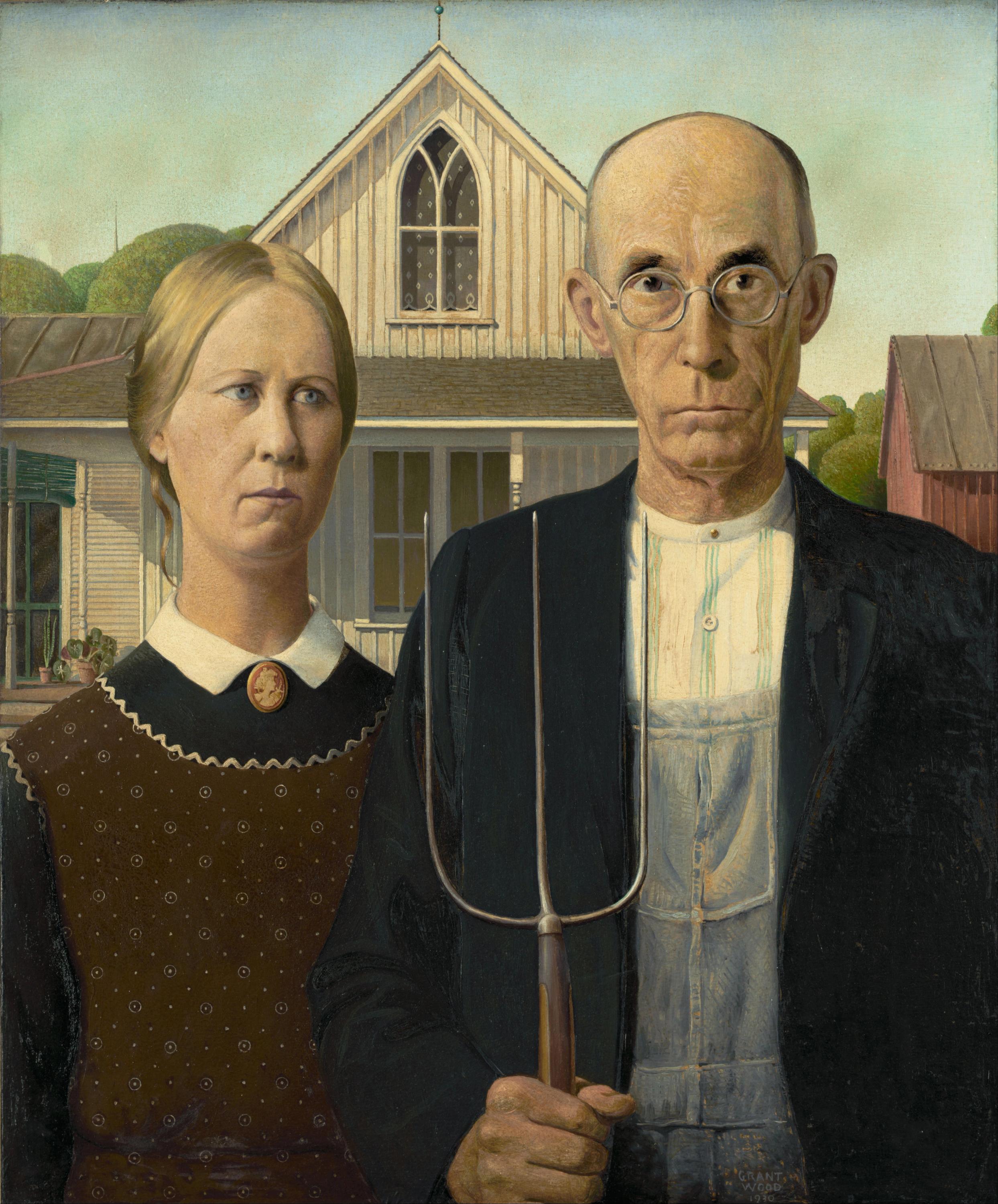 American Gothic, Grant Wood (1930)