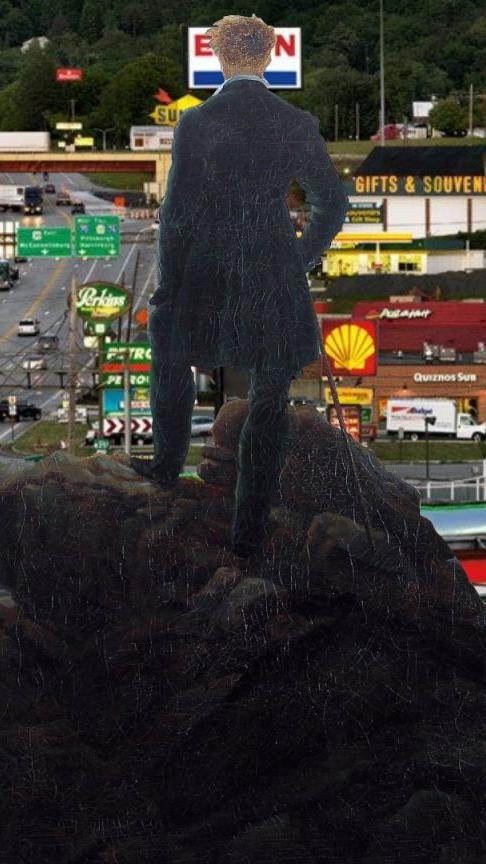 Wanderer above sea of fog meme