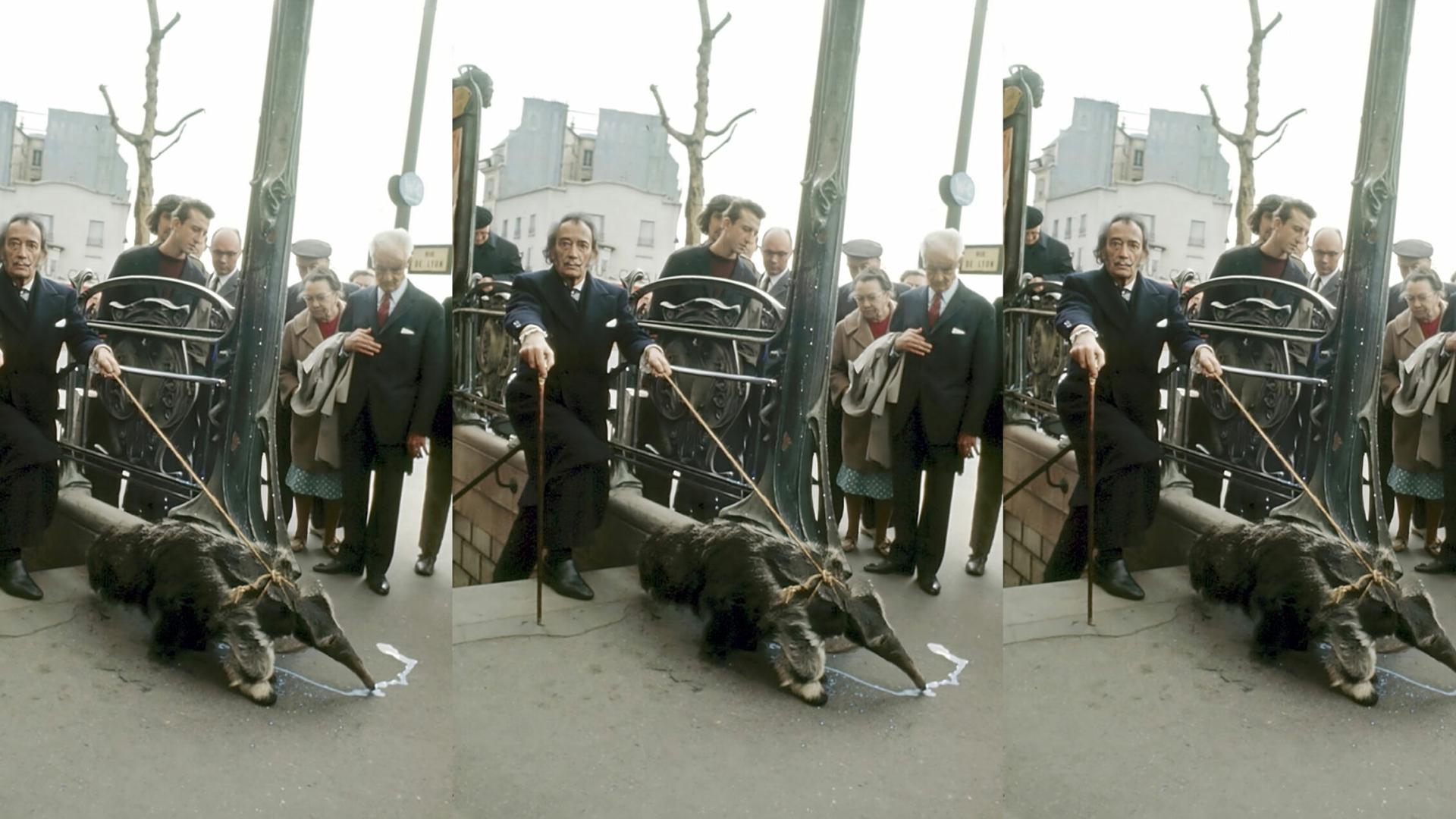 Albin Polasek in his studio