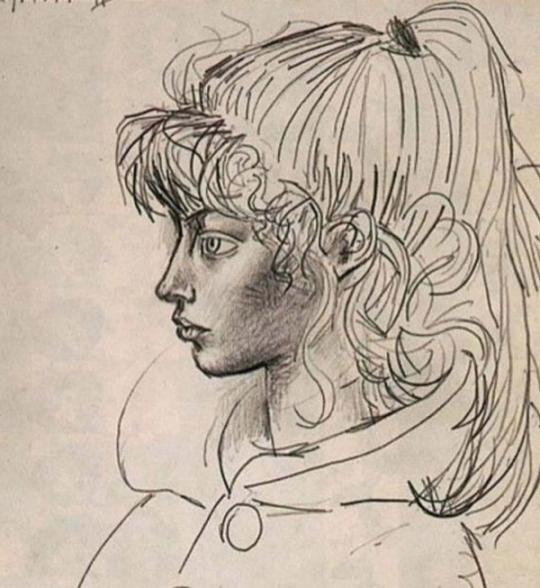 A sketch of Sylvette David