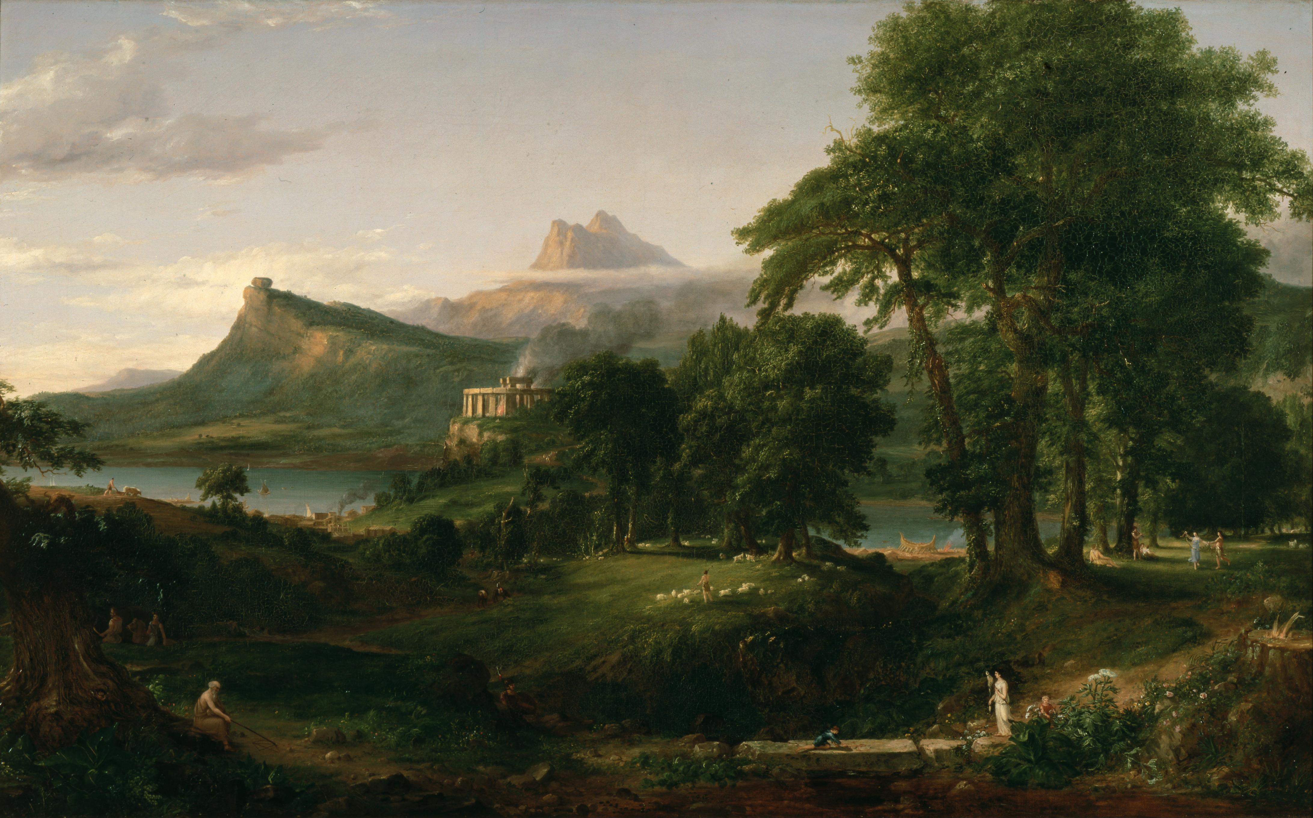 Thomas Cole the arcadian sttae
