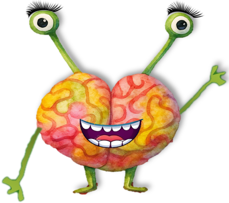 Ilustración de Paula, cerebro autista