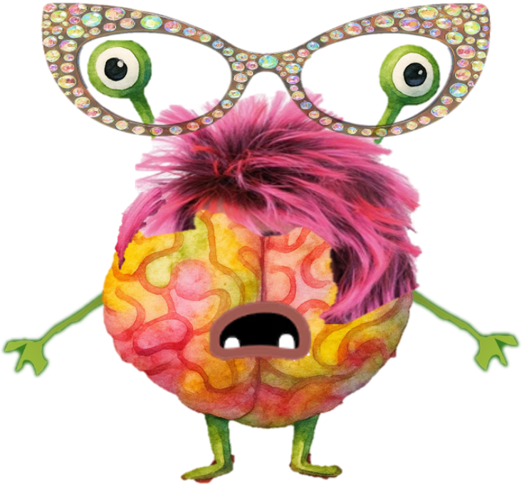 Ilustración de Daisy, cerebro con síndrome de Down