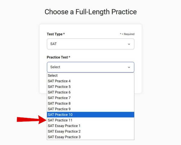 SAT Practice Test 11