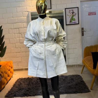 TIRE LINEN SHORTS SET