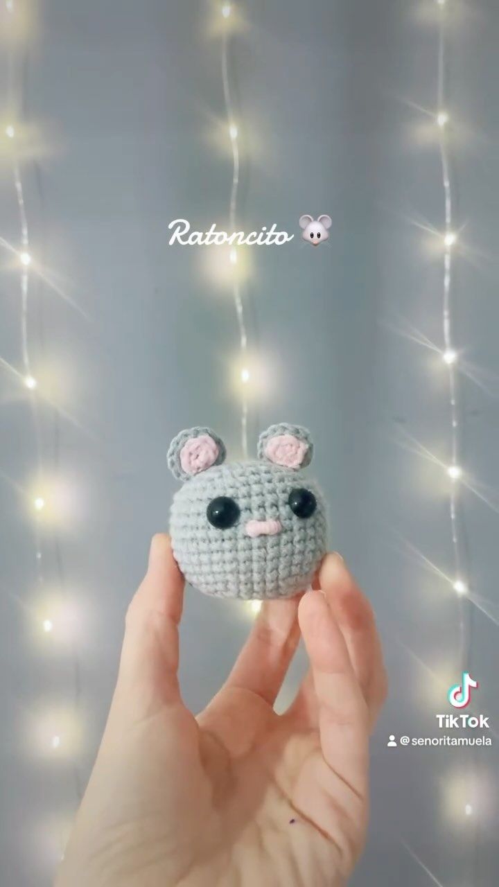 Ratoncito de crochet