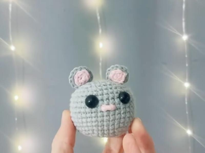 Ratoncito de crochet