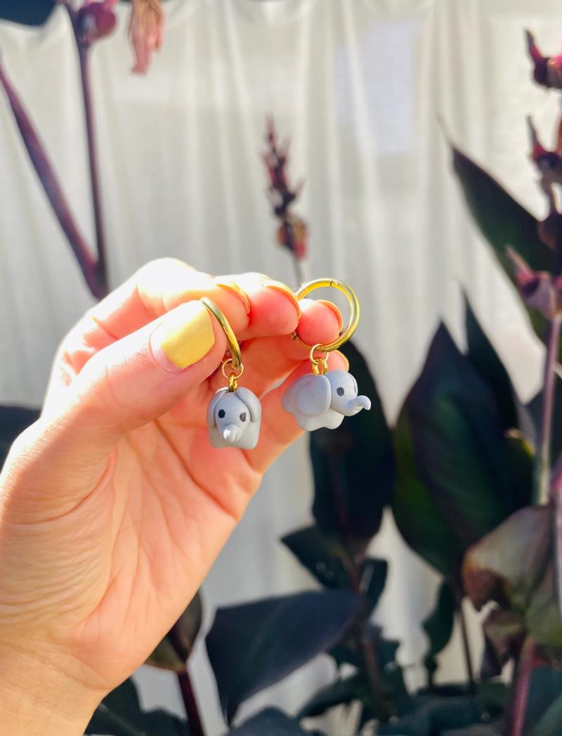 Pendientes elefante