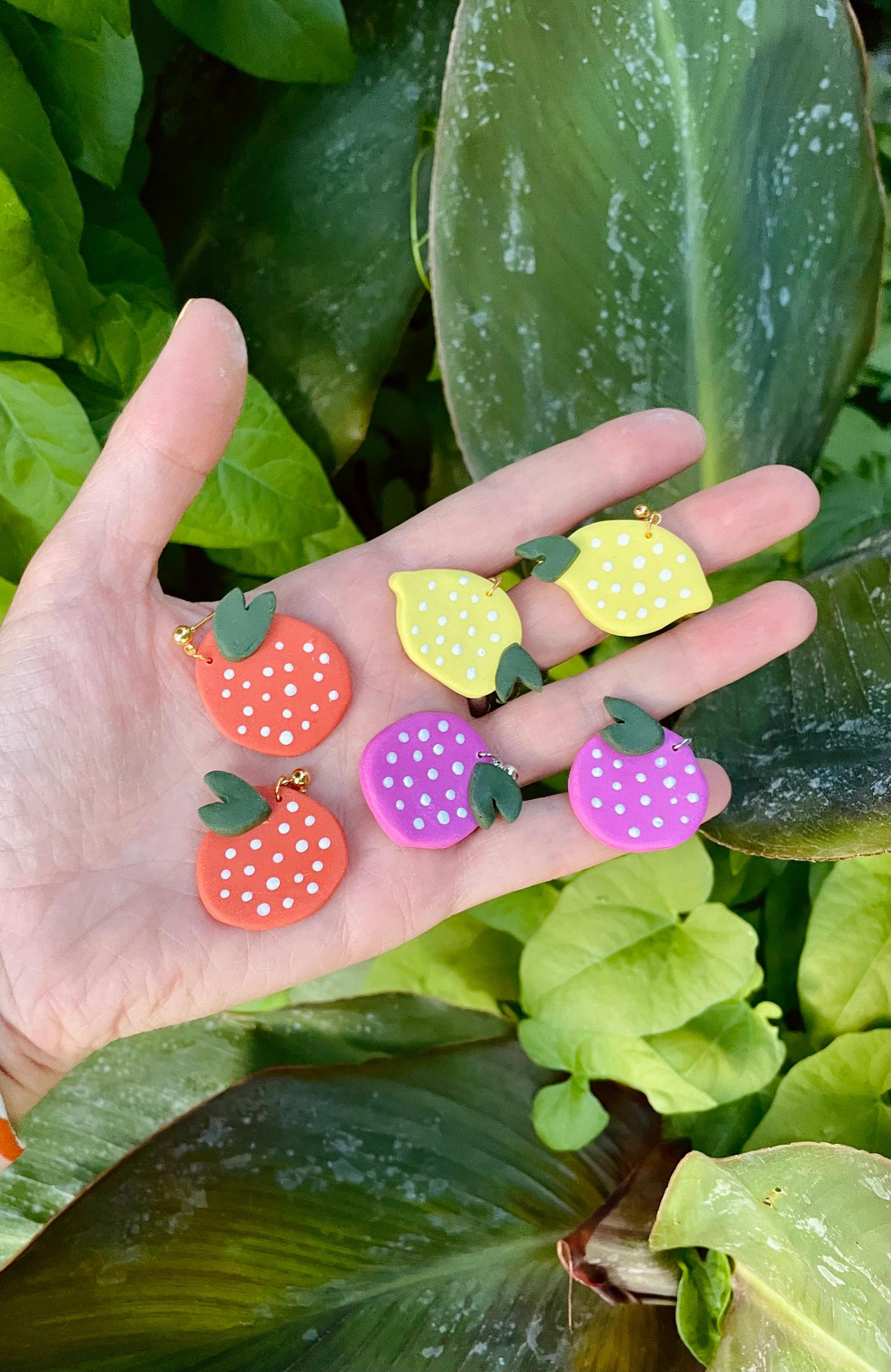 Pendientes cítricos