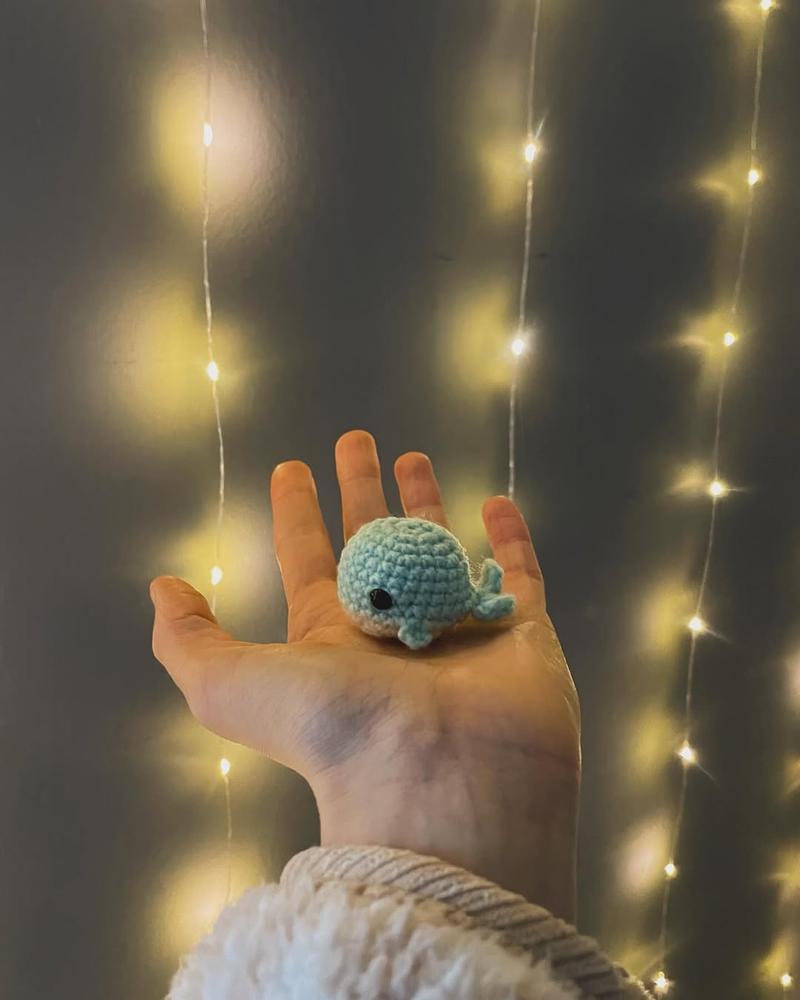 Esta amigurumi ballena de amor