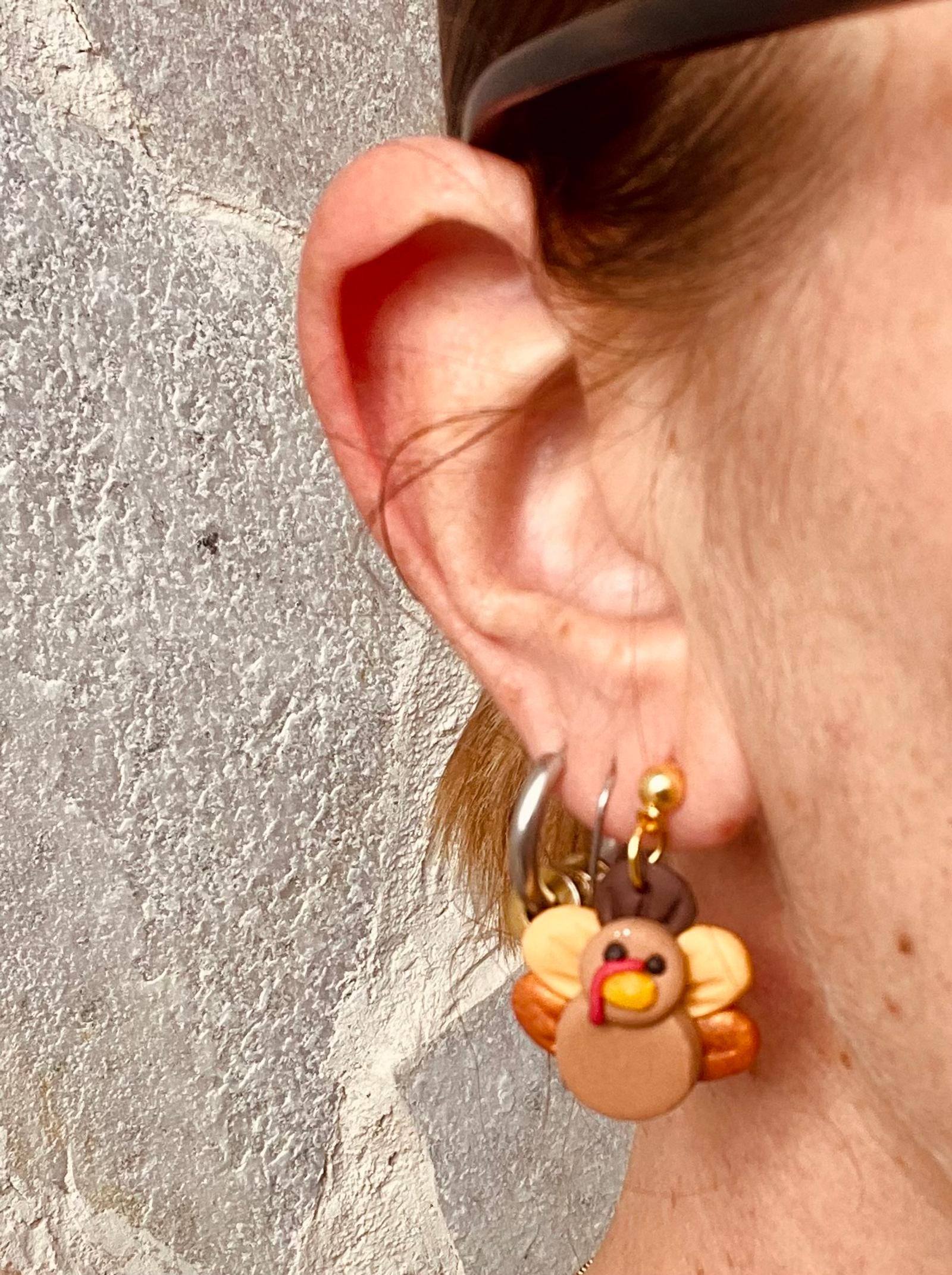 Pendientes pavo — foto 2 de 2