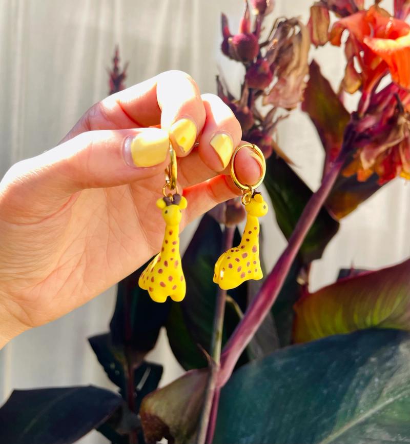 Pendientes jirafa