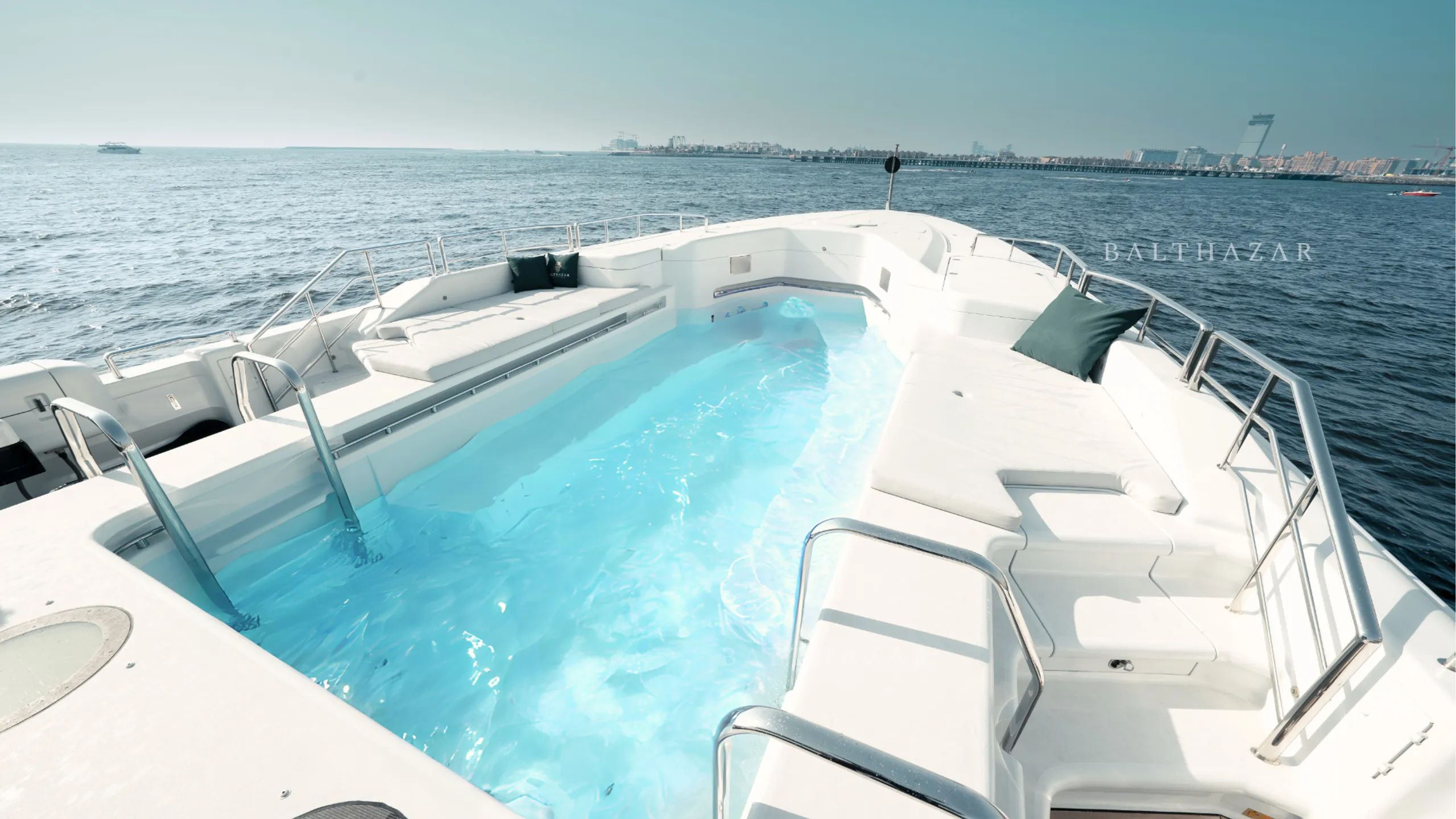 Oceanfast 49.84m, interior salon and accommodation.