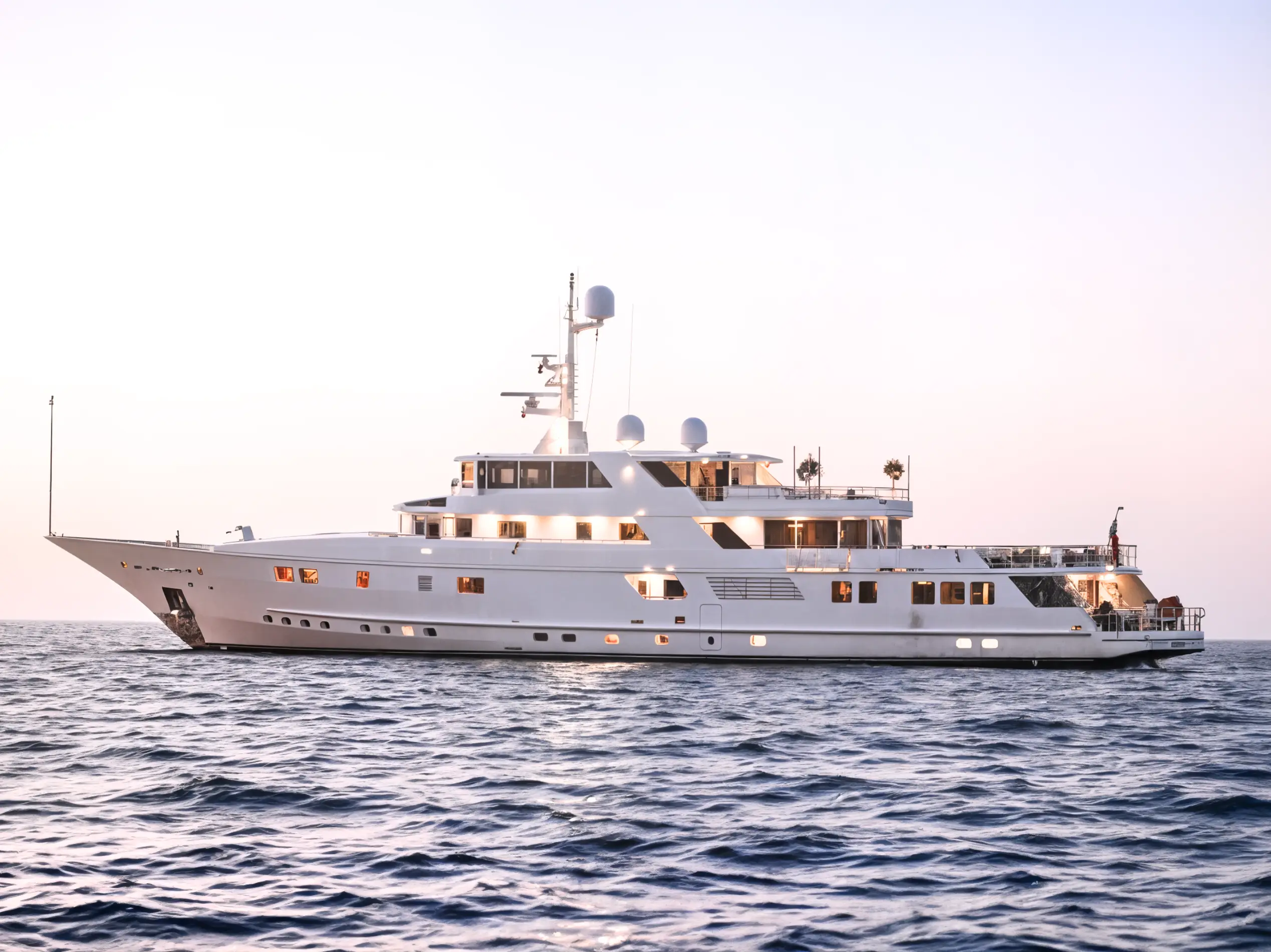 Australian Yacht Builders 59-metre at anchor