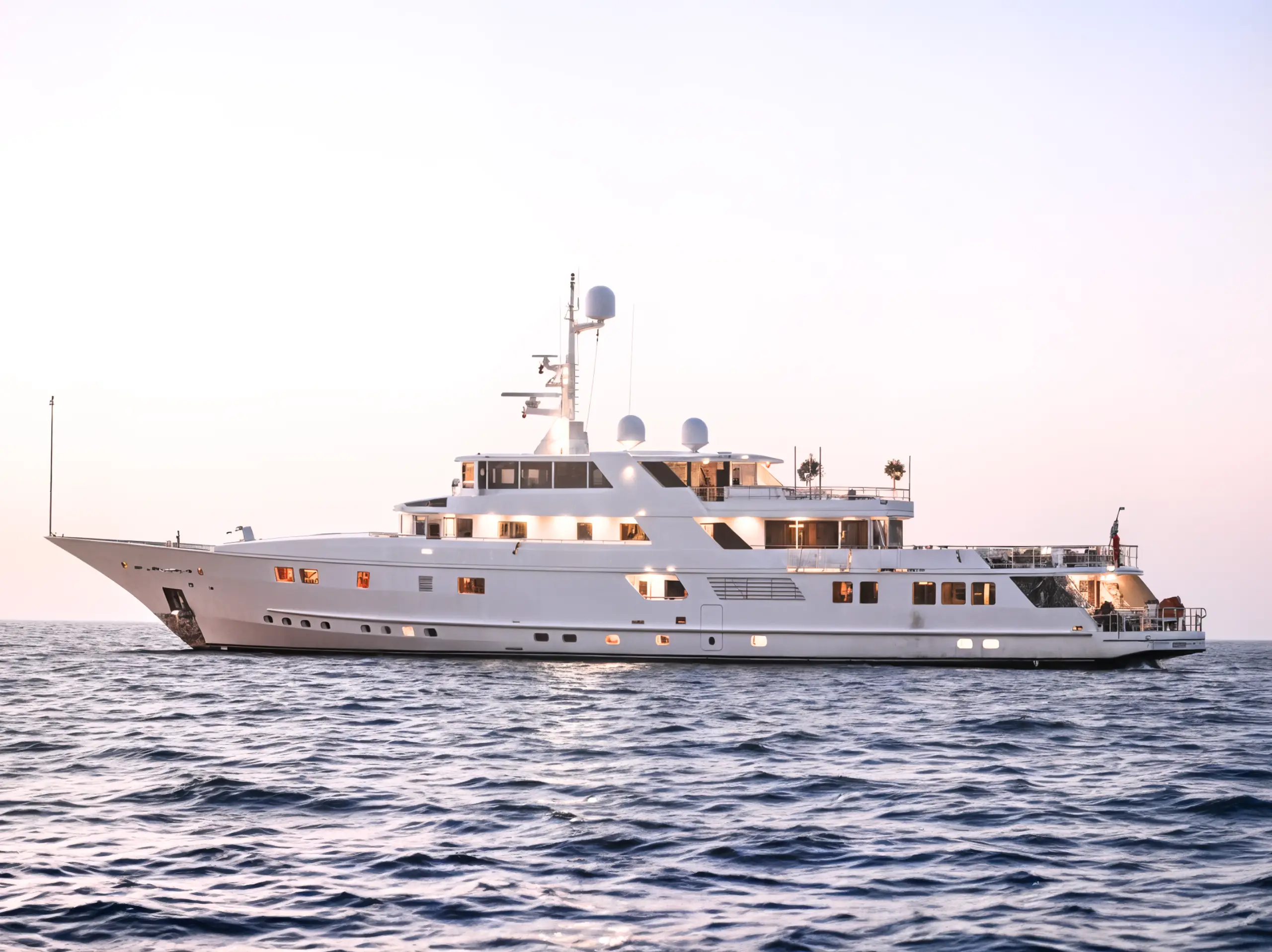 Australian Yacht Builders 59-metre at anchor