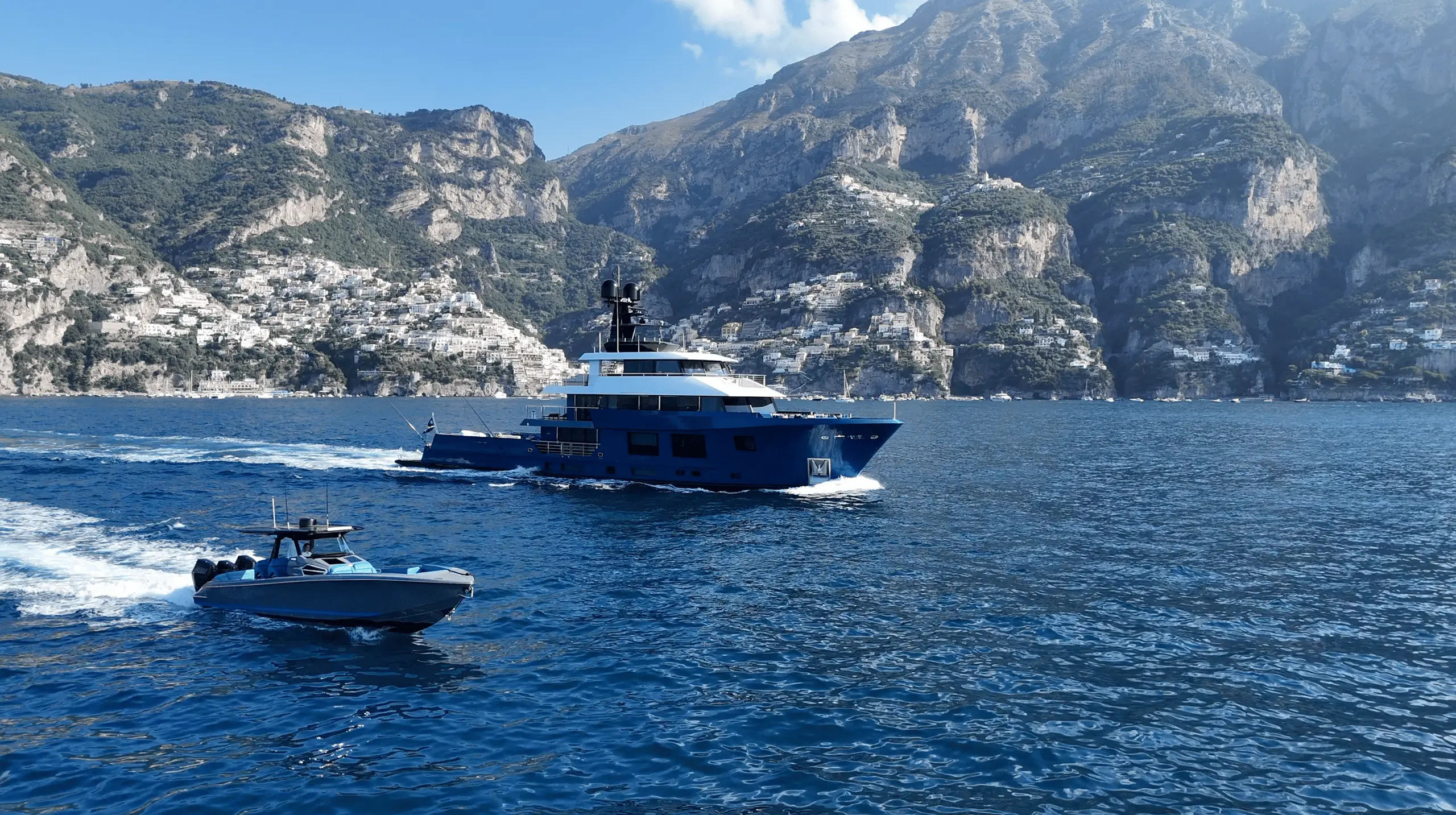 Dunya Yachts 47-metre at anchor