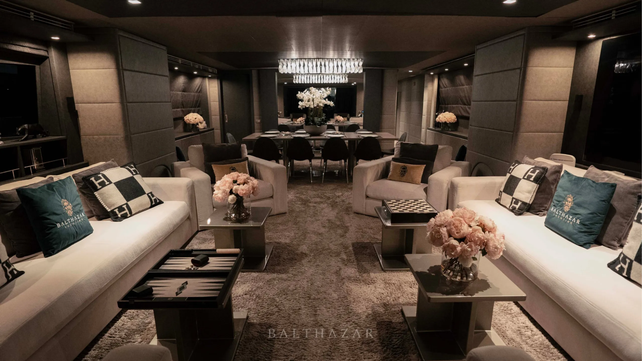 Nedship Group 32.8m, interior salon and accommodation.