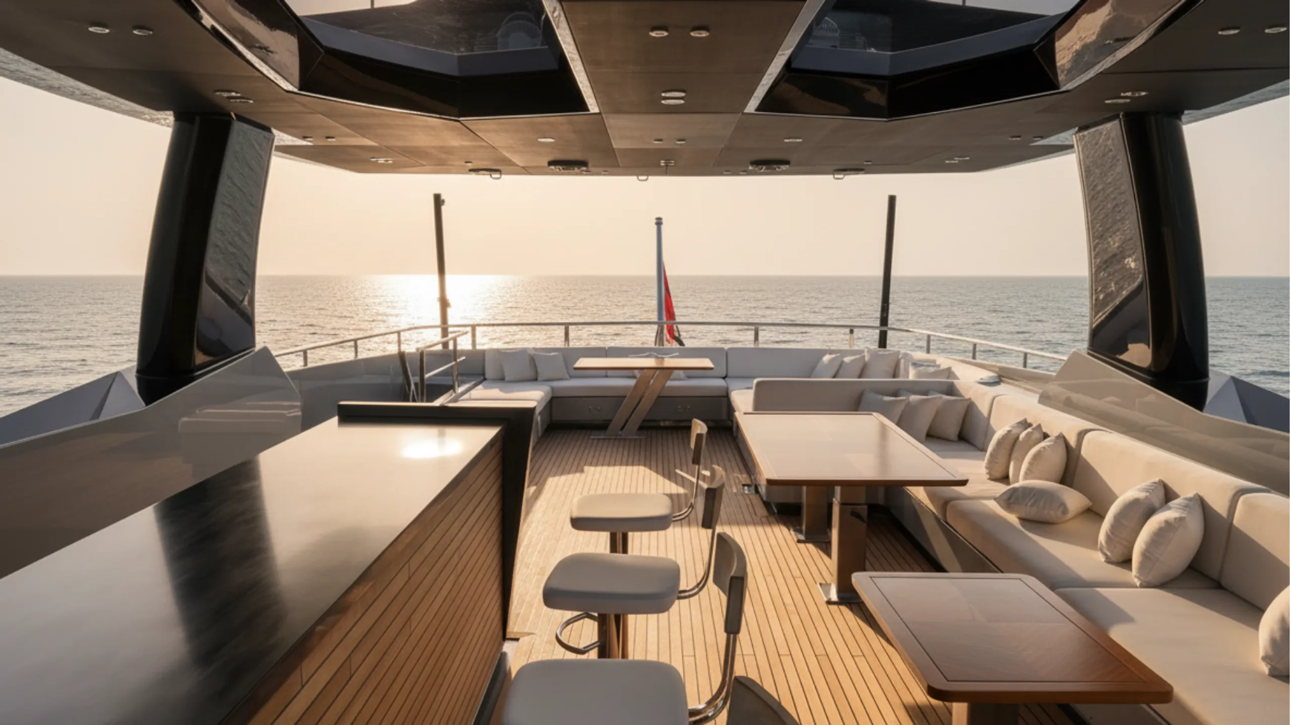 Logos Marine 35m, exterior detail.