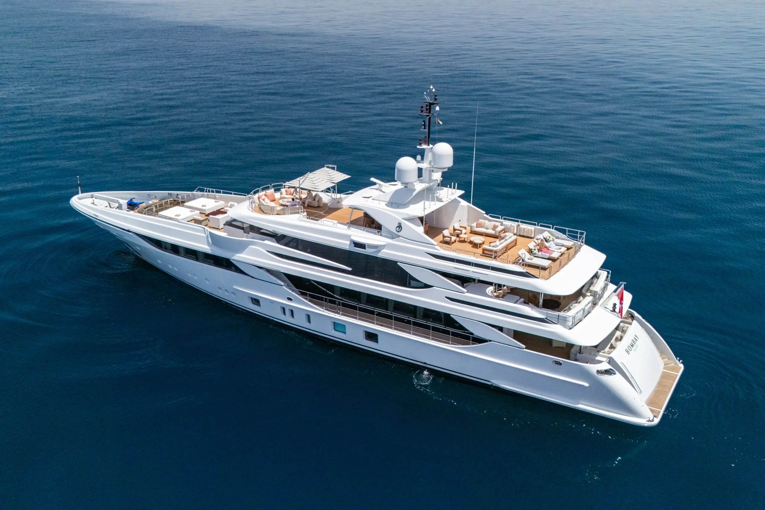 Benetti 50-metre at anchor