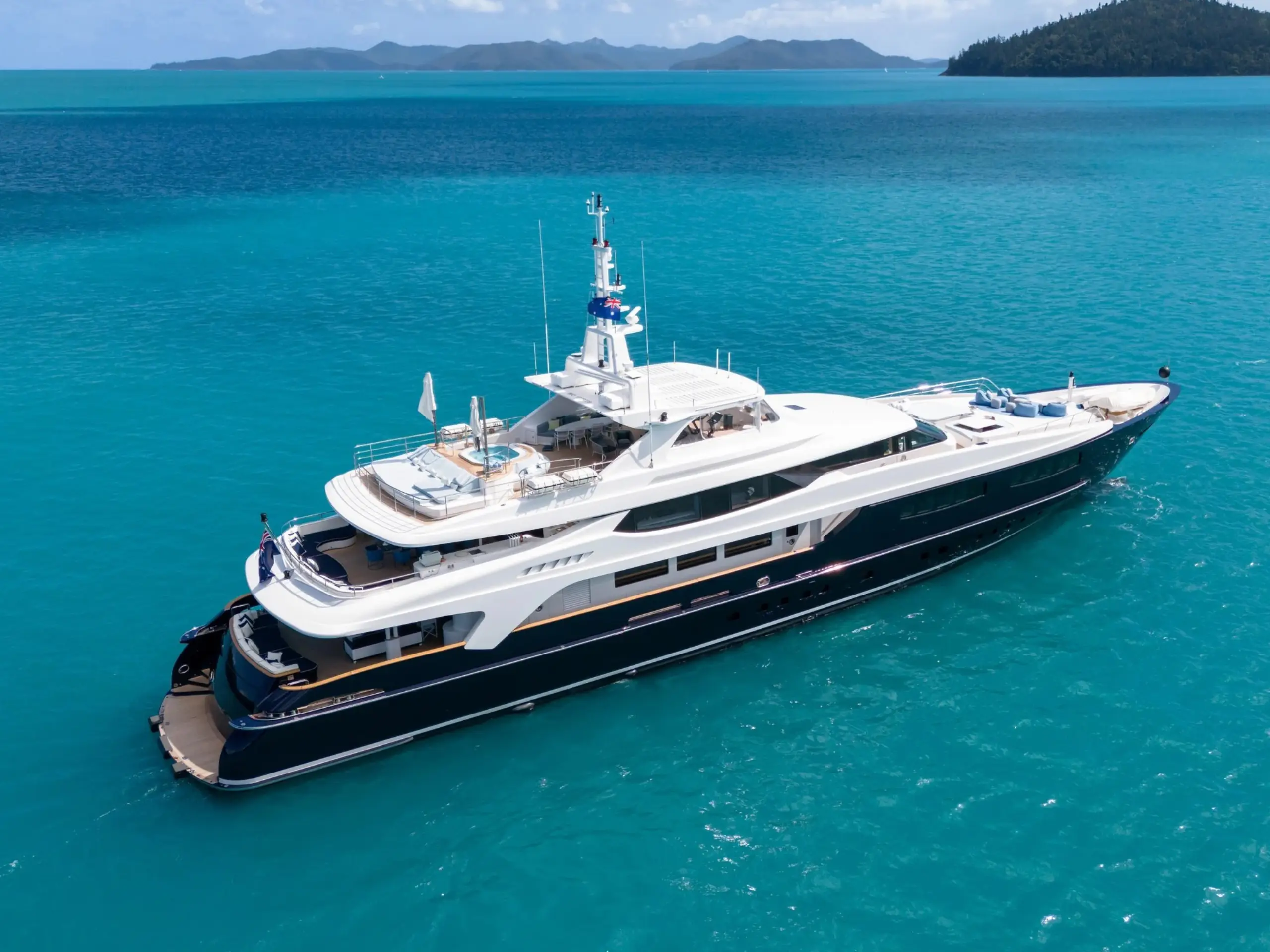 Baglietto 54-metre at anchor