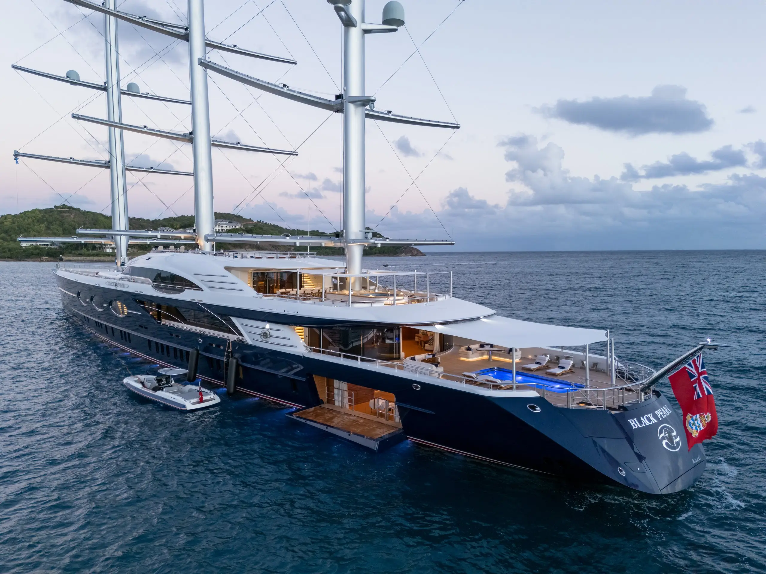 Oceanco 105-metre at anchor