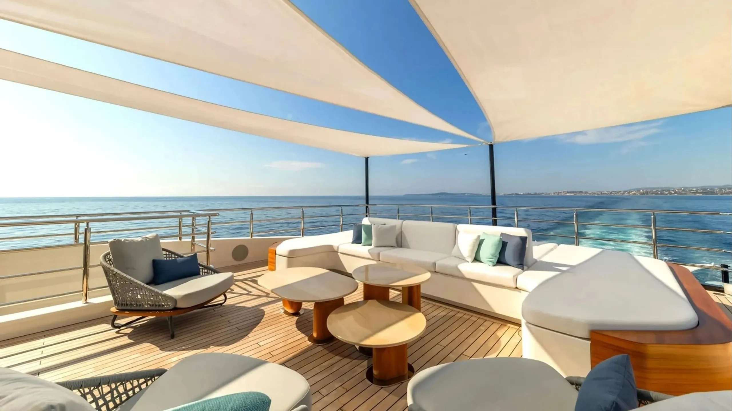 Bilgin 50m, interior salon and accommodation.