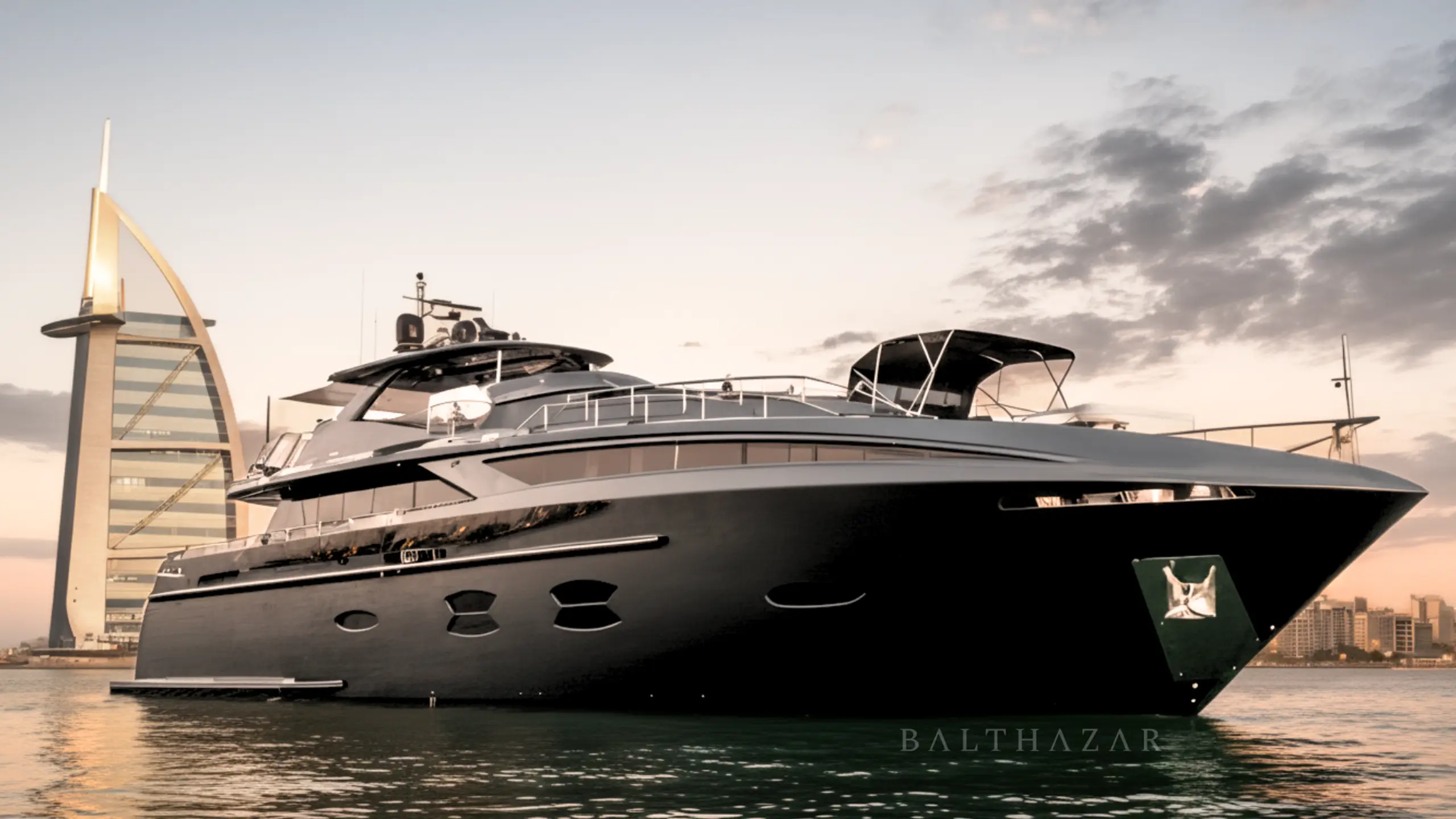 Logos Marine 35-metre at anchor