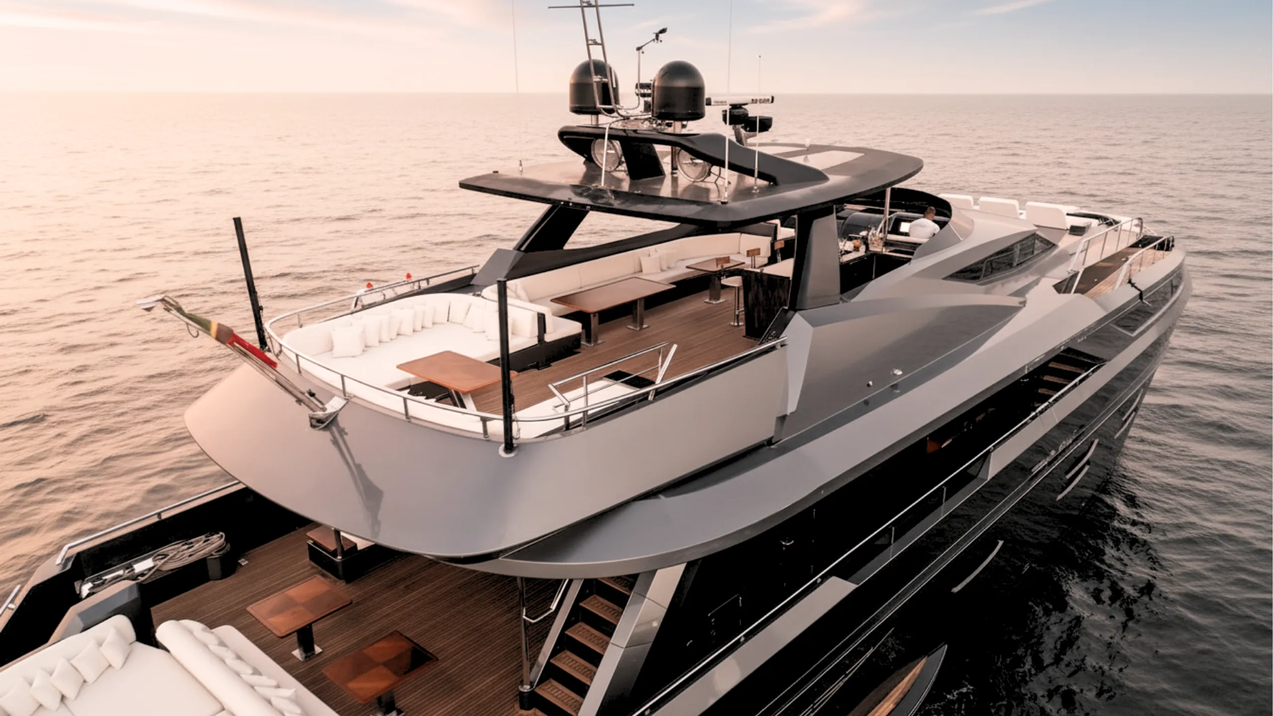Logos Marine 35m, exterior detail.