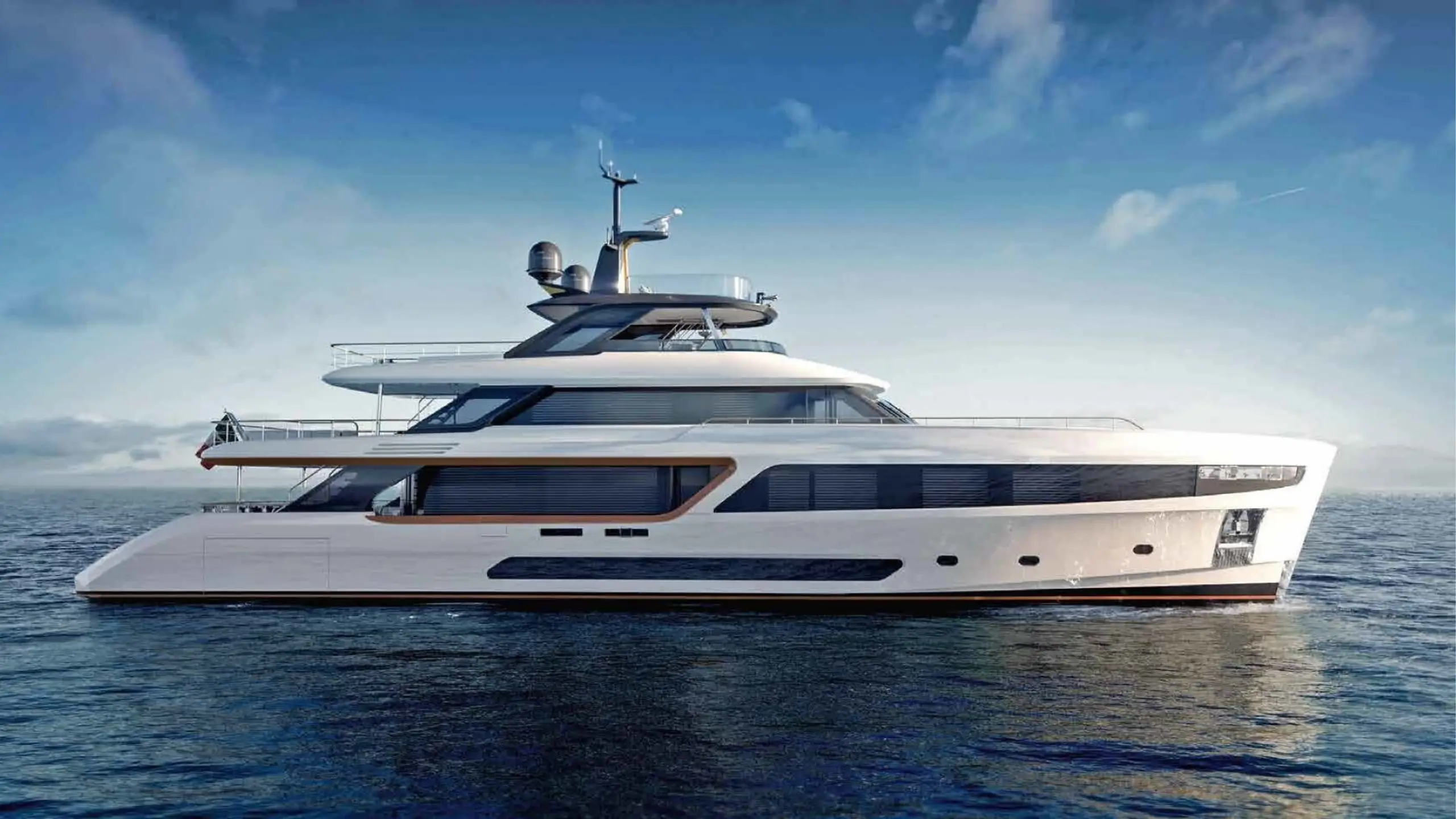 Benetti 37-metre at anchor
