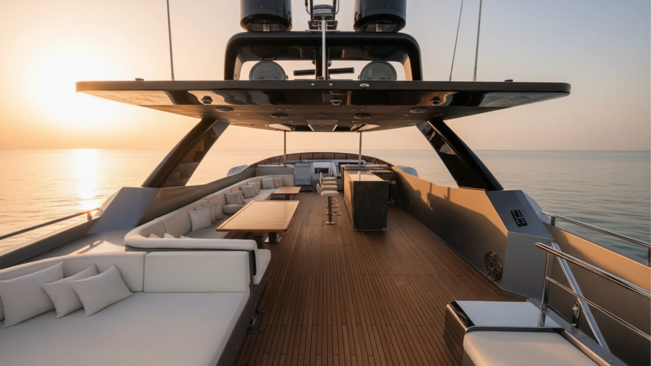 Logos Marine 35m, interior salon and accommodation.
