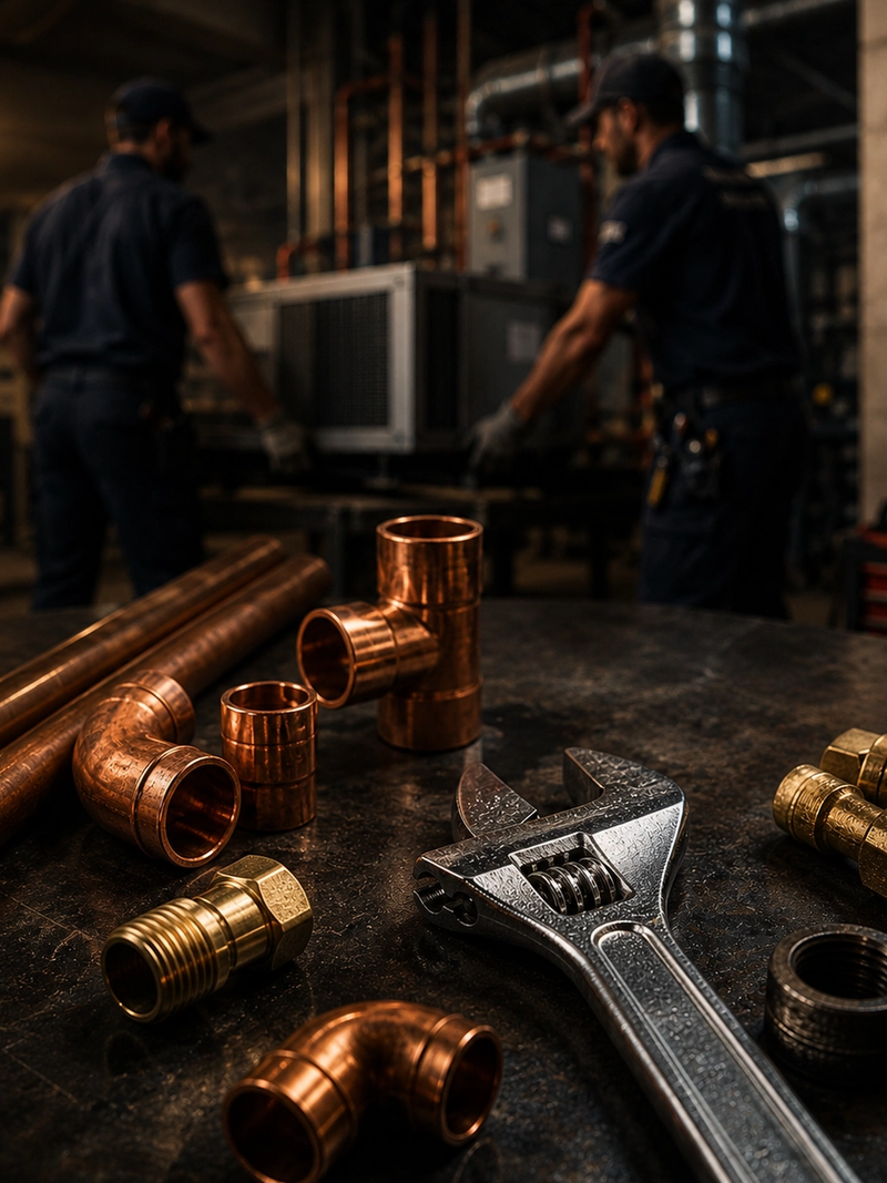 HVAC and plumbing local service trust signal buildout