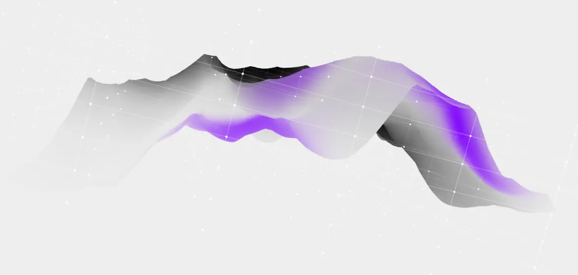 Terrain of possibility — abstract landscape visual