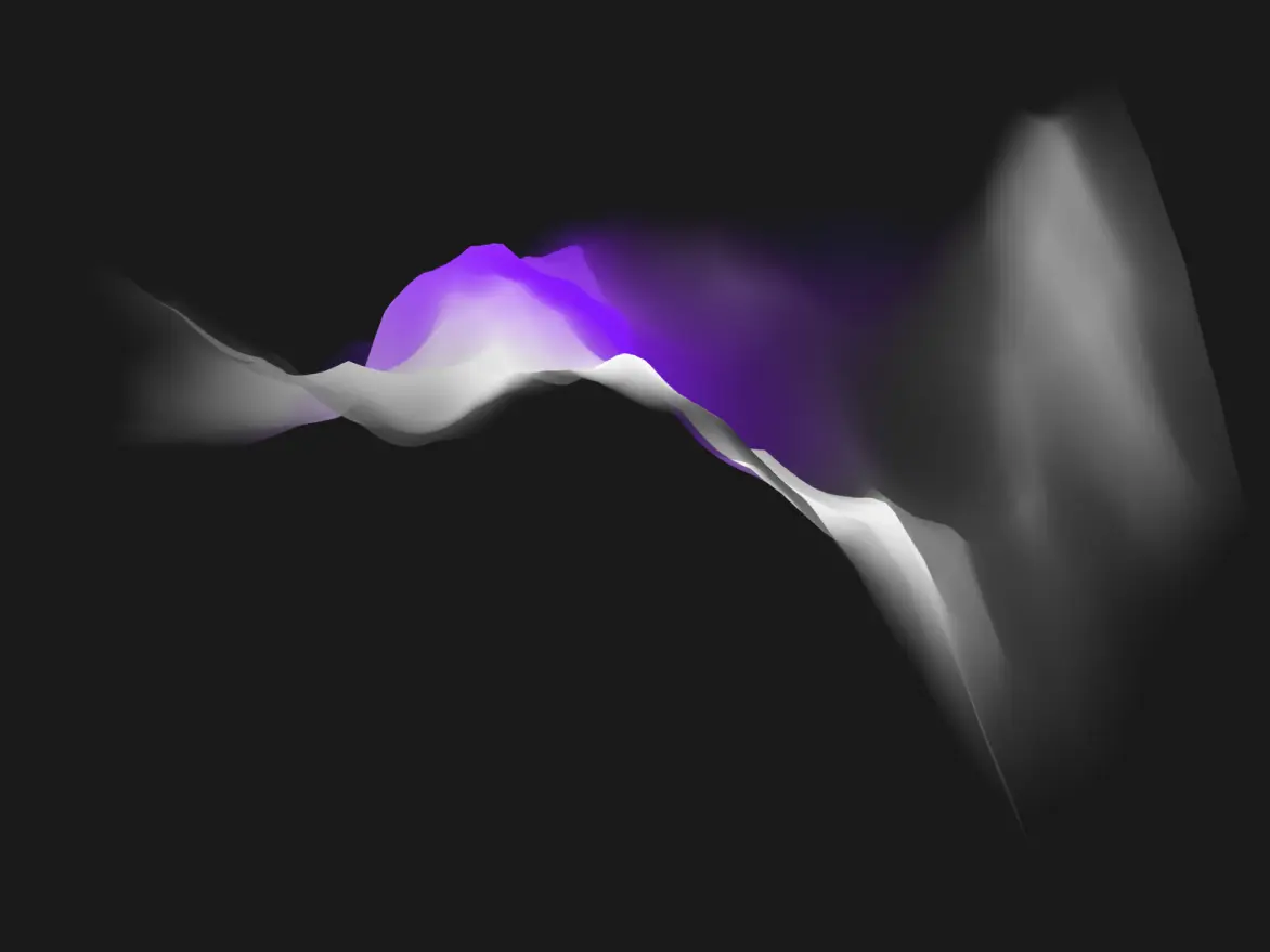 Classified AI portfolio — abstract greyscale visual