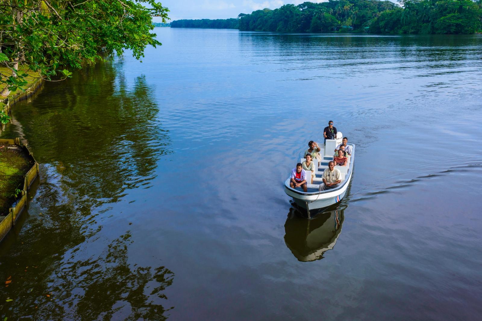 Tortuguero canals in Costa Rica