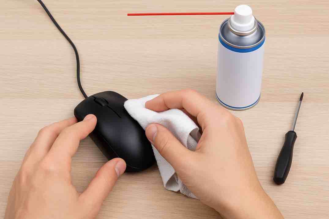 Hiiren puhdistus ja huolto – näin pidennät käyttöikää