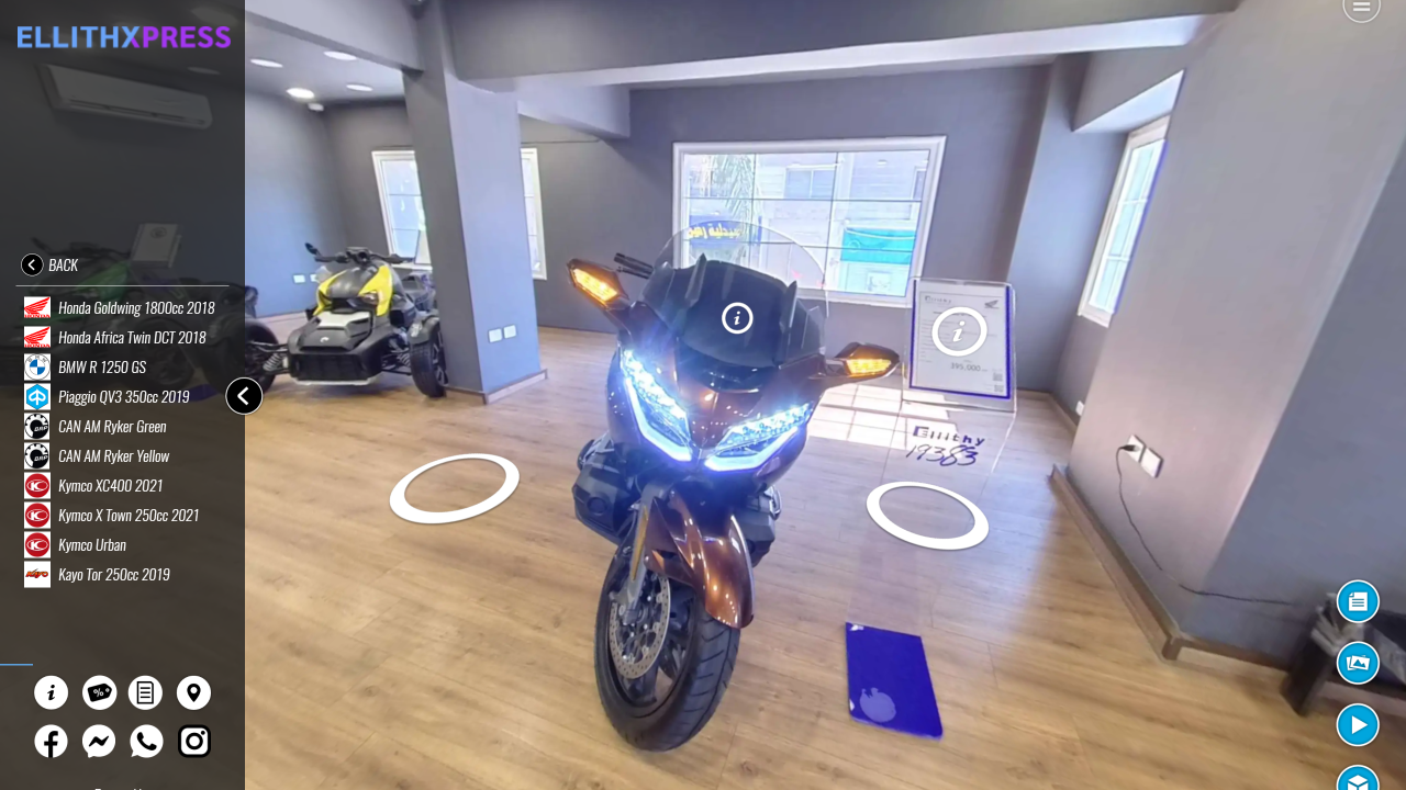 Motorbikes Virtual Showroom