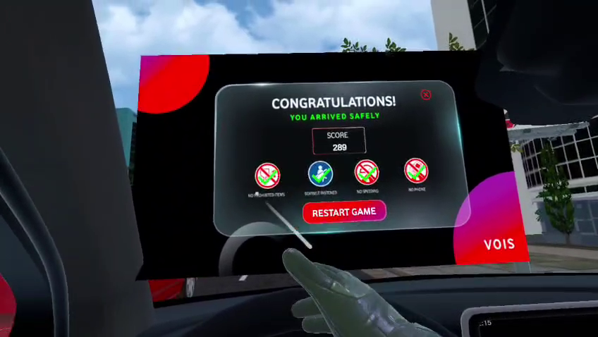 VOIS "Safe Driving" VR Game