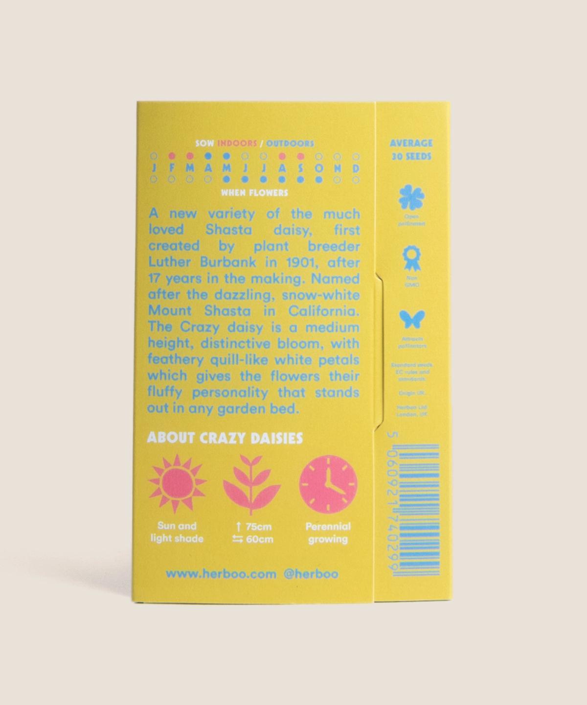 Leucanthemum 'Crazy Daisy' Seeds