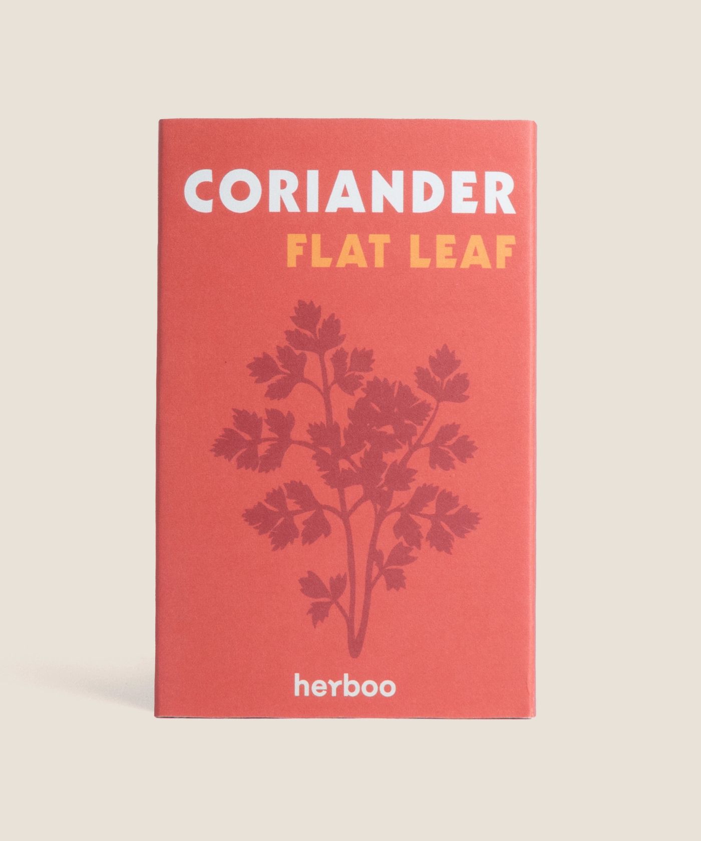 Herboo Coriander Seeds packet front showing coriander herb variety