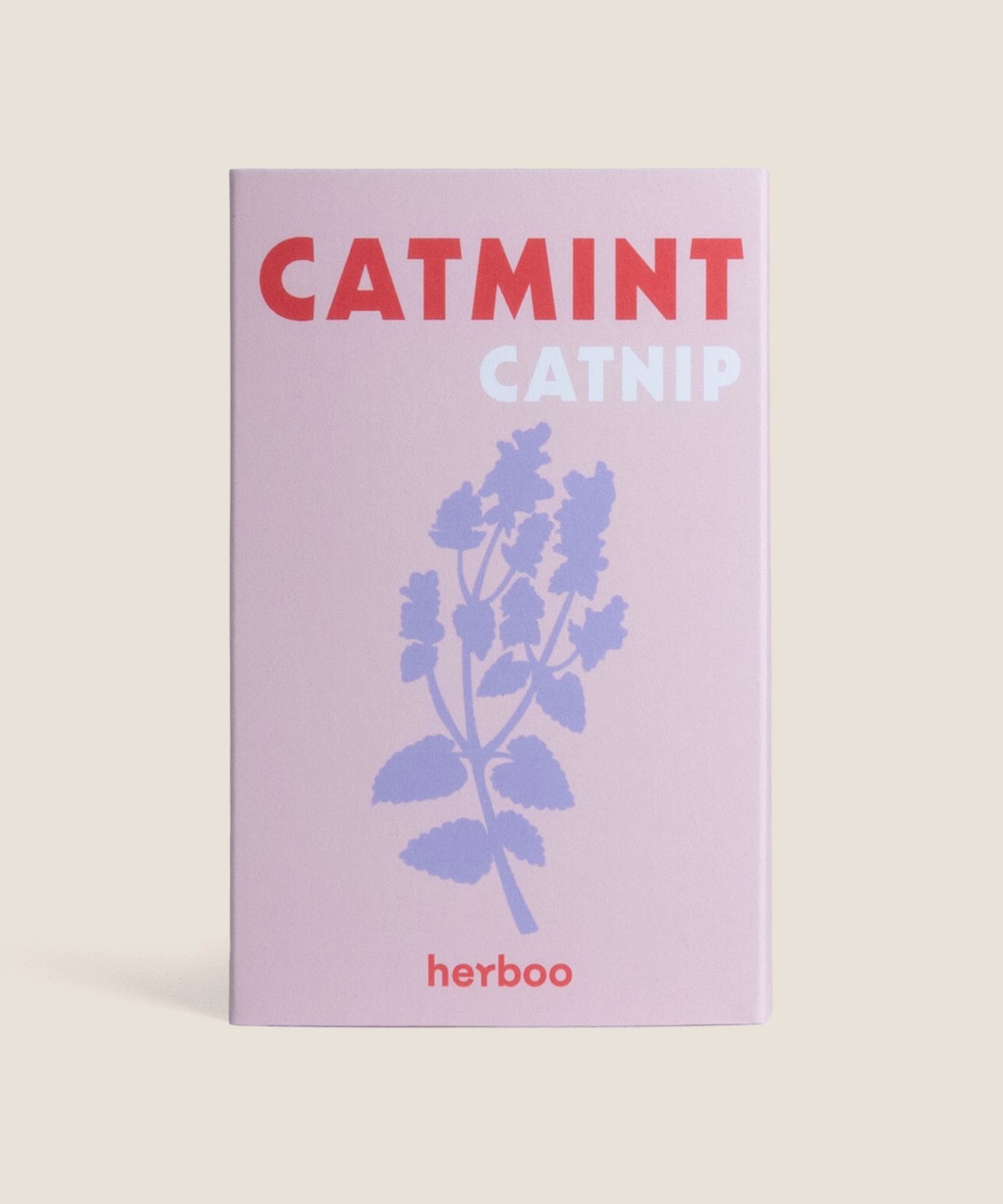 Catmint - Nepeta Mussinii Seed Packet with plant illustration on the front