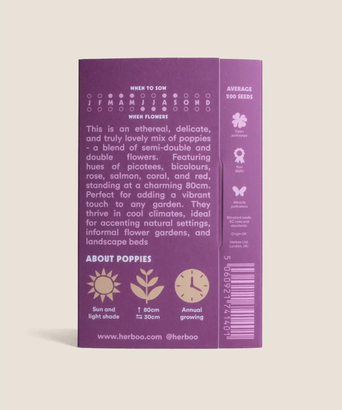 Poppy 'Falling in Love' Seeds