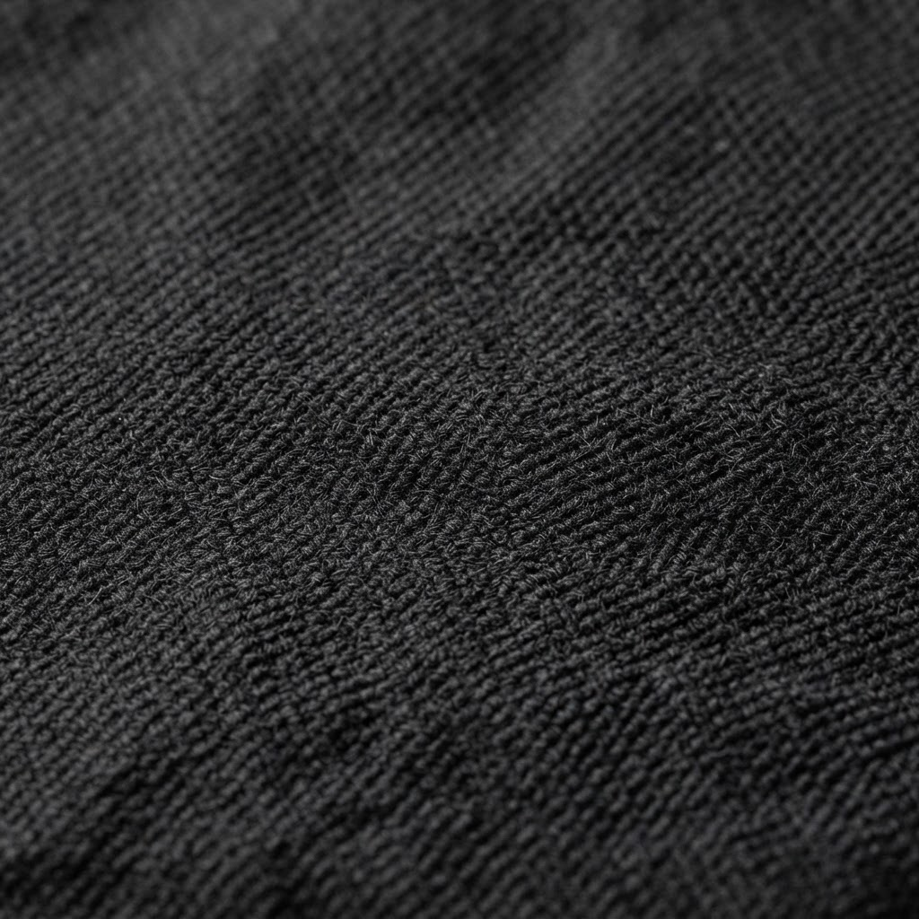 Textura de tela color Negro