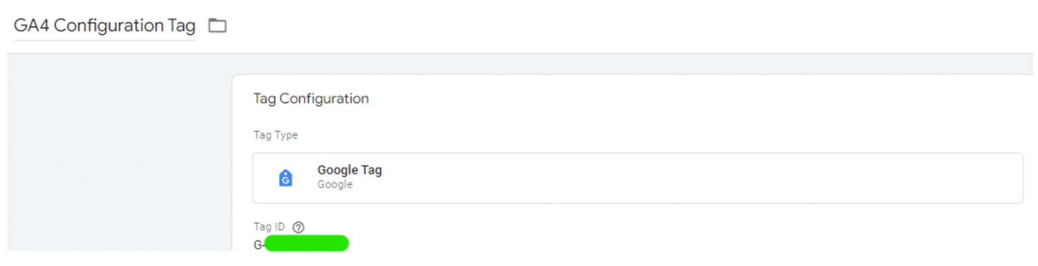 Check your Tag Configuration in GTM.