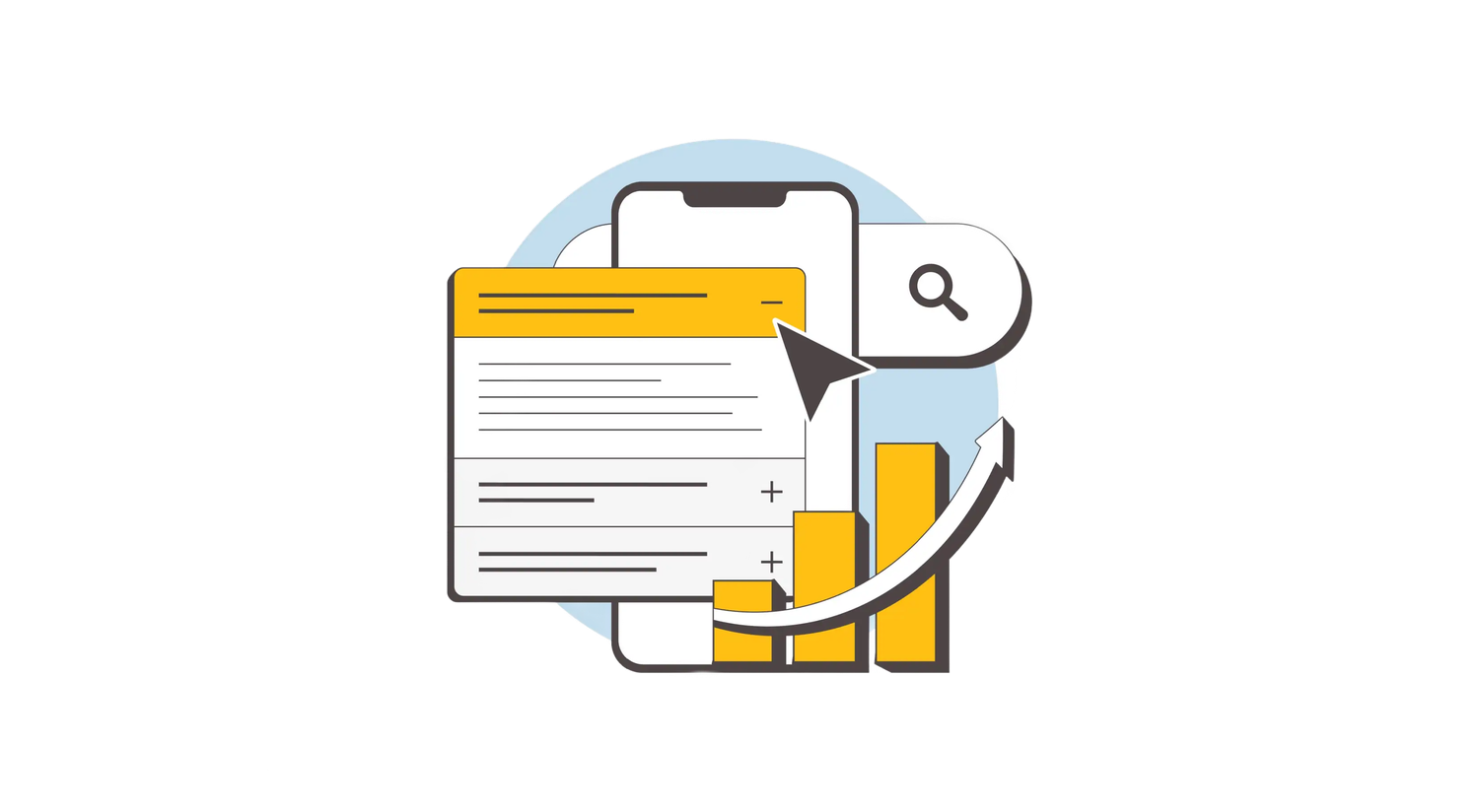 FAQ markup graphic