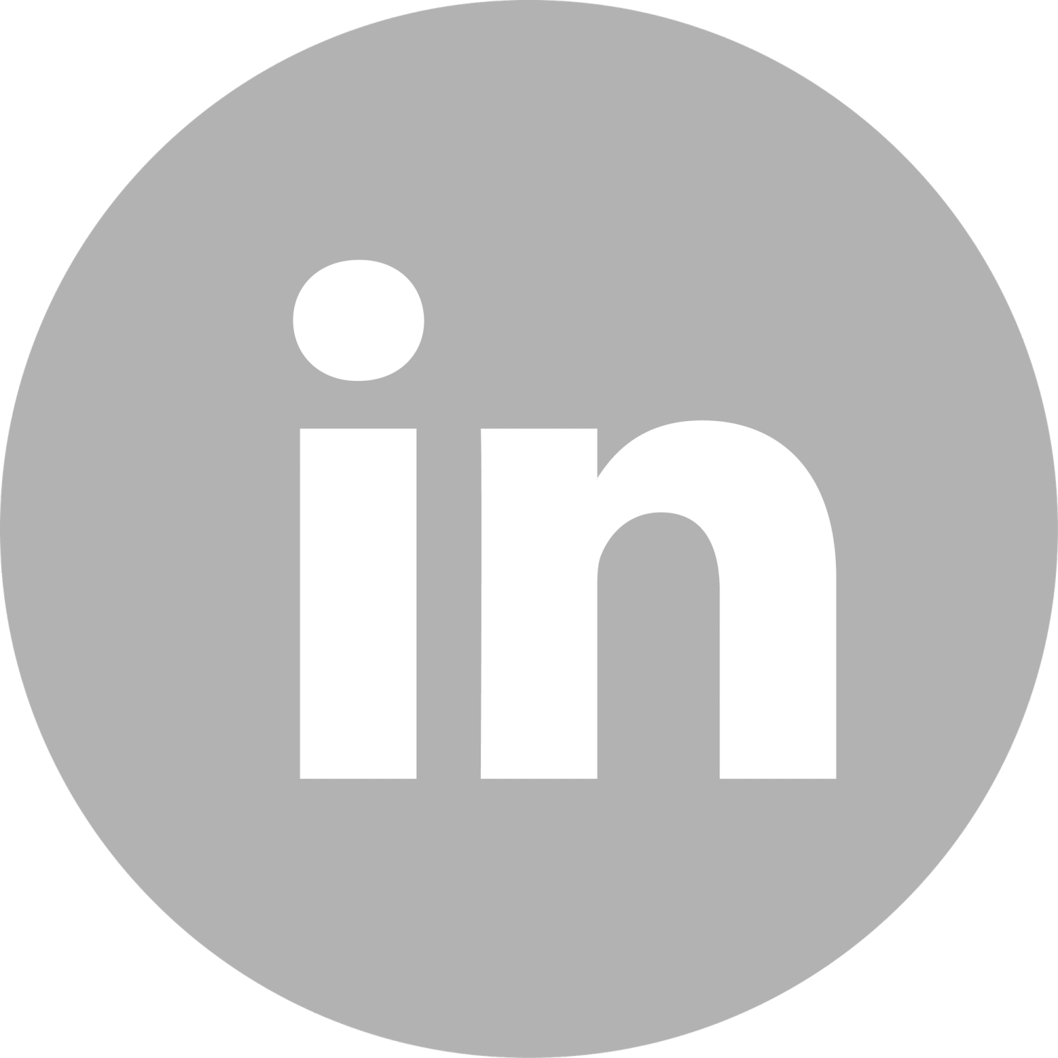 Linkedin logo grey 