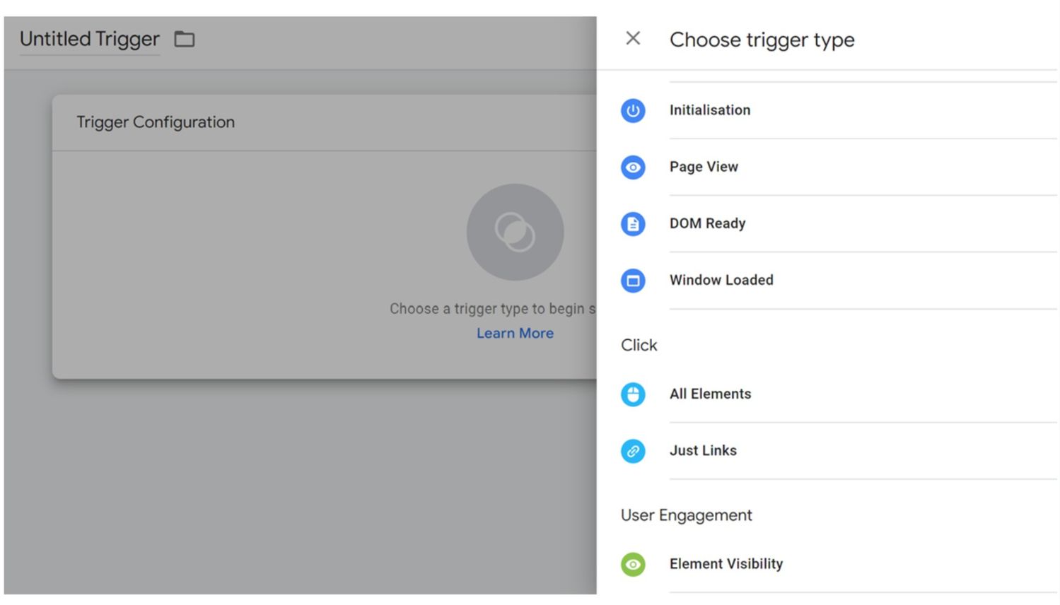 How to choose your trigger type in GTM